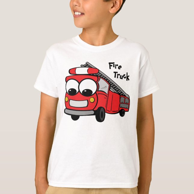 Camiseta Camión de bomberos (Anverso)