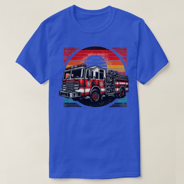 Camiseta Camión de bomberos 12 (Diseño del anverso)