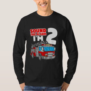 Camiseta Camión de bomberos de 2 años de edad