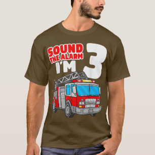 Camiseta Camión de bomberos de 3 años niño de 3 años