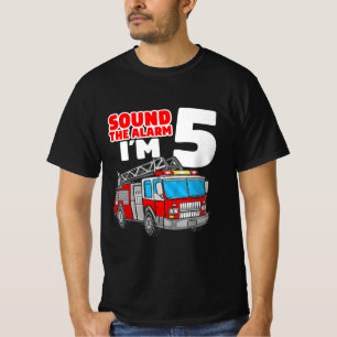 Camiseta Camión de bomberos de 5 años