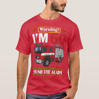 Camiseta Camión de bomberos de 60 años 60 cumpleaños 1