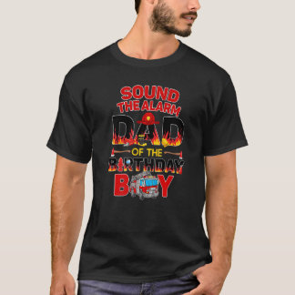 Camiseta Camión de bomberos papá bombero de cumpleaños papá