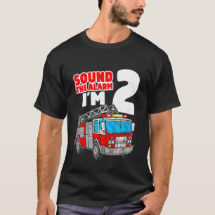 Camiseta Camión de bomberos para niños de 2 años de edad