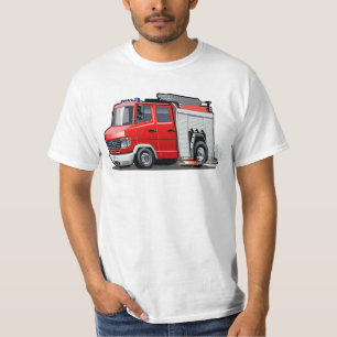 Camiseta camión de bomberos personalizados