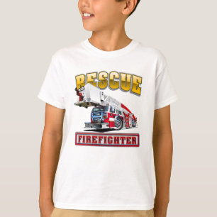 Camiseta camión de bomberos personalizados