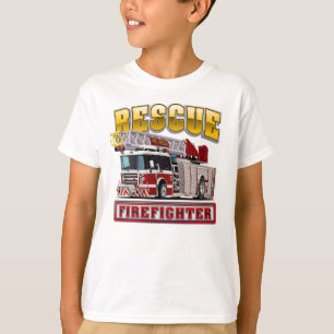 Camiseta camión de bomberos personalizados