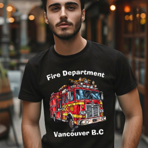 Camiseta Camión de bomberos responde a una emergencia