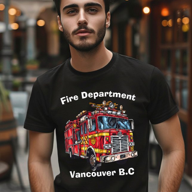 Camiseta Camión de bomberos responde a una emergencia (Subido por el creador)