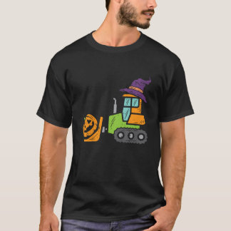 Camiseta Camión de calabaza excavadora para niños que excav