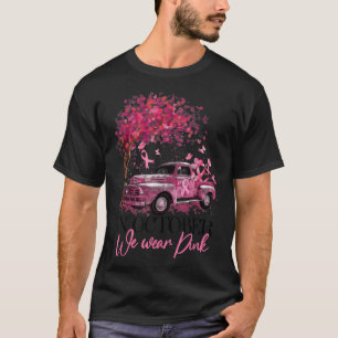 Camiseta Camión De Calabaza Octubre Usamos Cáncer De Mama R