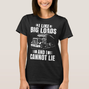 Camiseta Camión de camión 18 CDL Trailer Road Truck