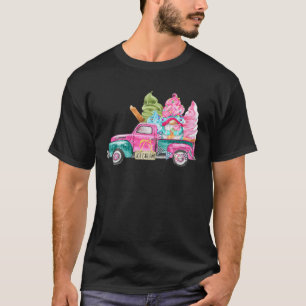 Camiseta Camión De Camión De Hielo-Crema De Gnomes Divertid