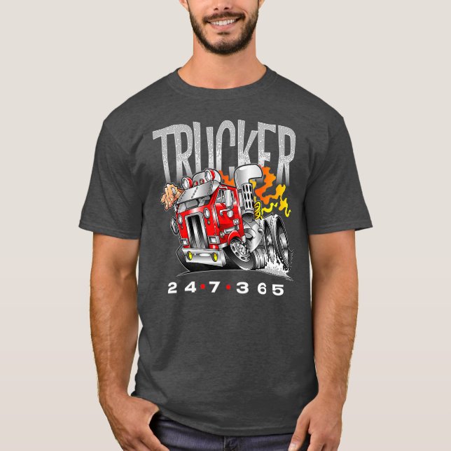 Camiseta Camión de camionetas para hombres mujeres Camión (Anverso)