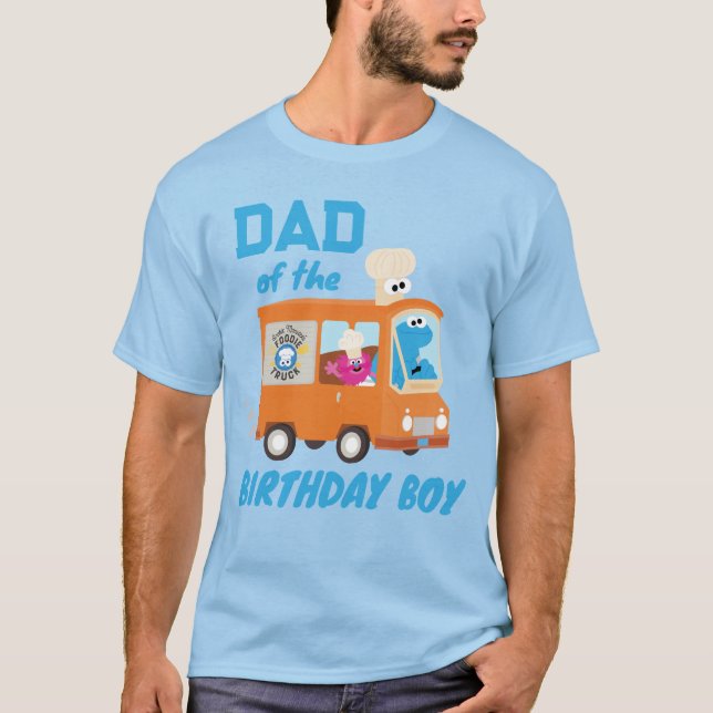 Camiseta Camión de comida de monstruo de la cocina papá del (Anverso)
