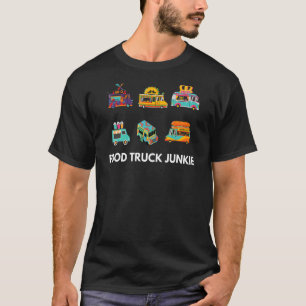 Camiseta Camión de comida Junkie Foodie Chef Cocinero Comie