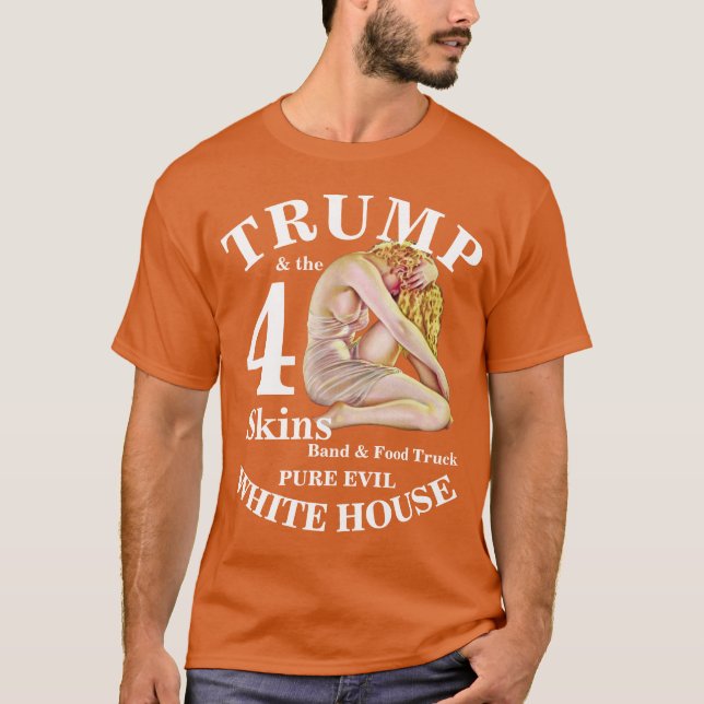 Camiseta camión de comida TSA DHS FV HAMBURGUESA FRITAS TAR (Anverso)