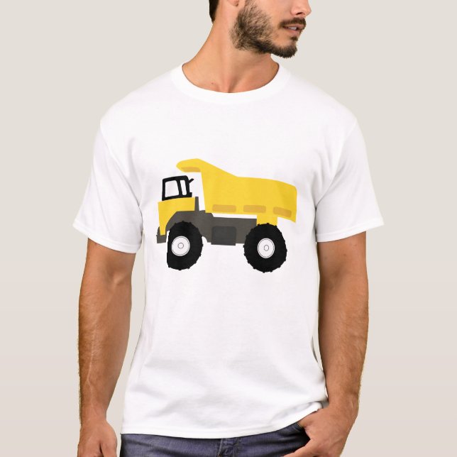 Camiseta Camión de construcción (Anverso)