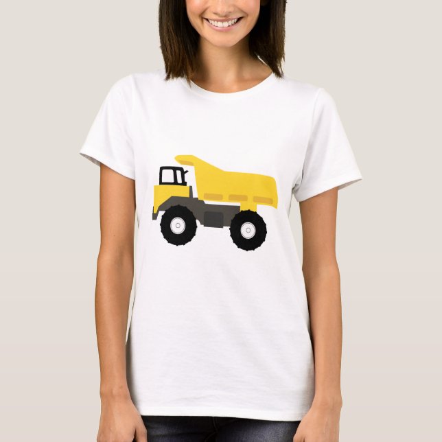 Camiseta Camión de construcción (Anverso)