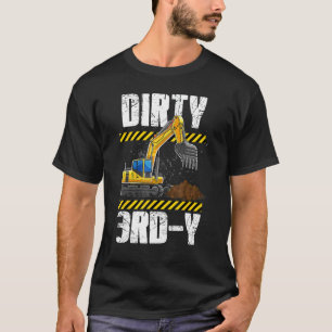 Camiseta Camión de construcción 3.ᵉʳ Nacer Boy Excavator 3 
