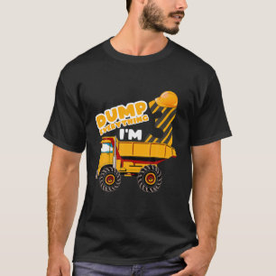 Camiseta Camión De Construcción 3.ᵉʳ Nacimiento De Niño Con