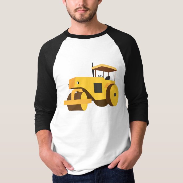 Camiseta Camión de construcción de compresores de rodadura  (Anverso)
