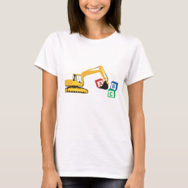 Camiseta Camión de construcción de la excavadora ABC