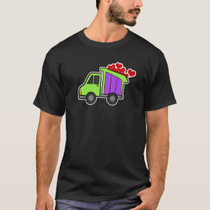 Camiseta Camión de Construcción Excavadora Sitio de Constru