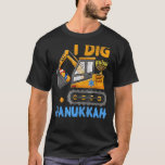 Camiseta Camión de construcción Hanukkah Fiesta judío<br><div class="desc">Hanukkah Construcción Camión Chanukah Fiesta Niños judíos</div>