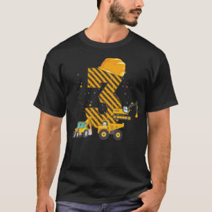 Camiseta Camión de construcción infantil 3 cumpleaños anima