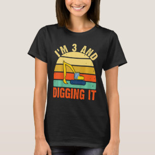 Camiseta Camión de construcción infantil excavadora de niño