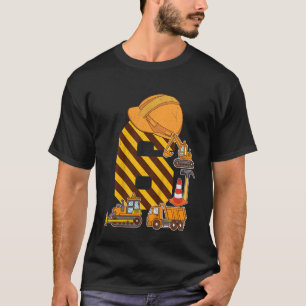 Camiseta Camión de construcción infantil Excavadora de niño