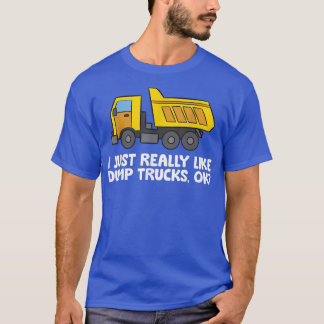 Camiseta Camión de Construcción Me Encantan los Camiones de