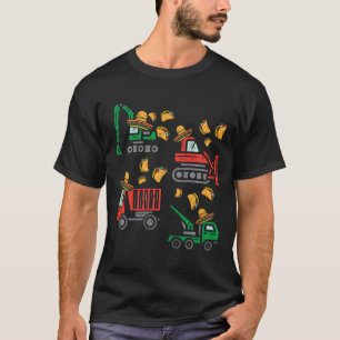 Camiseta Camión de Construcción para Niños Bulldozer Cinco