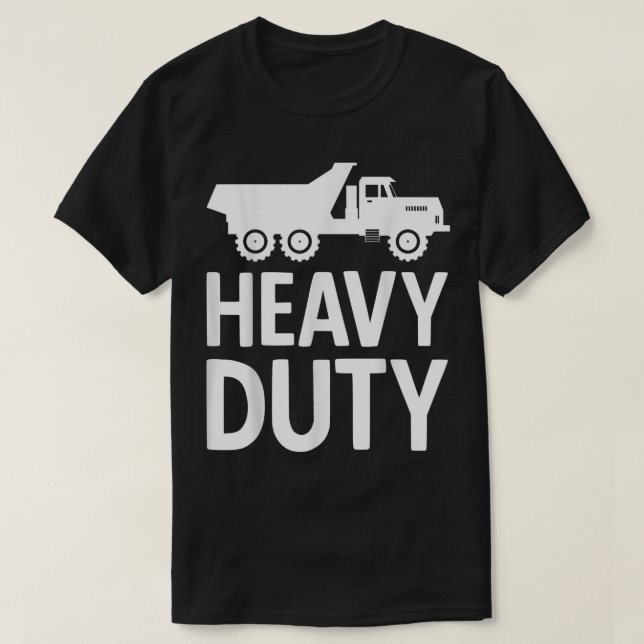 Camiseta Camión de Construcción Structcar Tipplet  (Diseño del anverso)