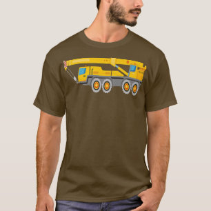Camiseta Camión De Construcción Tee De Grúa Para Hombres Y 