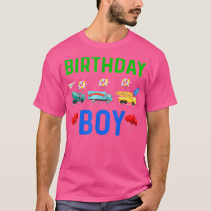 Camiseta Camión de cumpleaños niño pequeño Fiesta de cumple