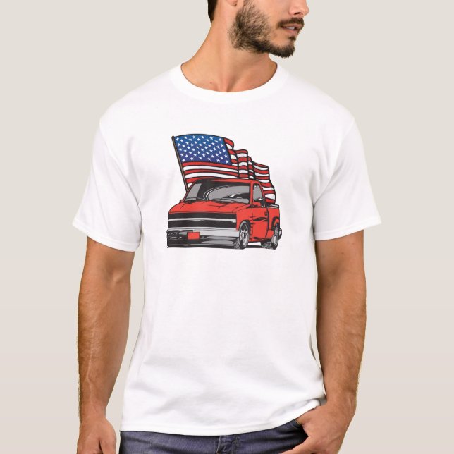 Camiseta Camión de encargo americano (Anverso)