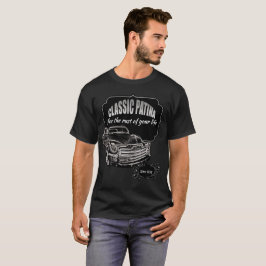 Camiseta Camión de época blanco y negro patina clásica