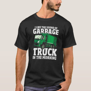 Camiseta Camión de gestión de residuos Camión de descarga c