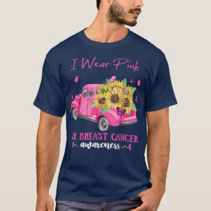 Camiseta Camión De Girasol Que Llevo De Rosa Para La Guerra