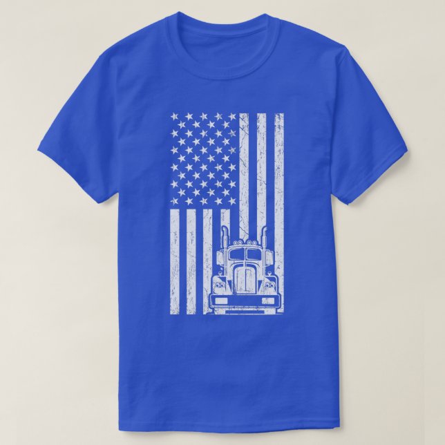 Camiseta Camión de gran remolque de remolque para trompa de (Diseño del anverso)