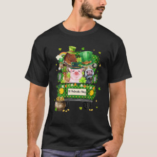 Camiseta Camión De Granja Cultivador Animal Granjero St Pat
