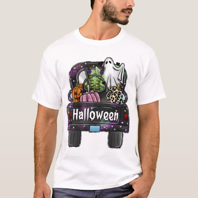 Camiseta Camión de Halloween (Anverso)