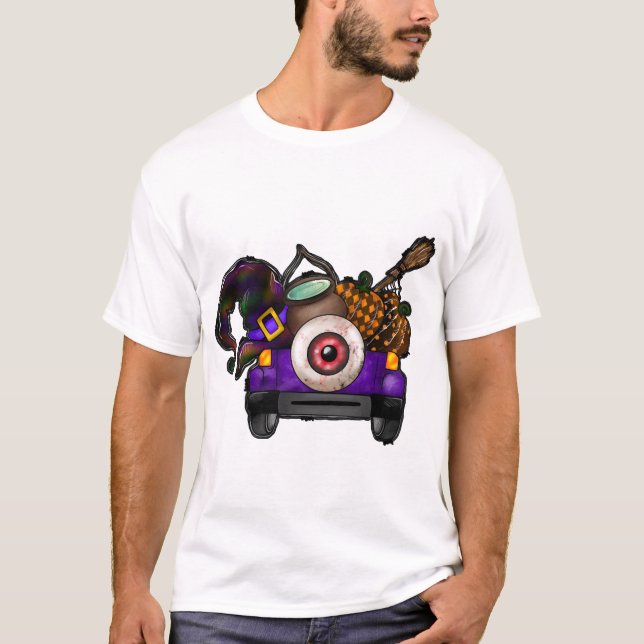 Camiseta Camión de Halloween (Anverso)