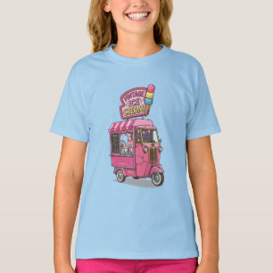 Camiseta Camión de helado suave vintage