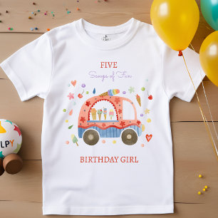 Camiseta Camión de helados Casuales de divertidos niños cum