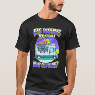 Camiseta Camión de helados de gusanos grandes