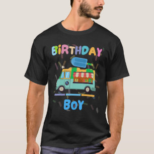 Camiseta Camión de helados Niños cumpleaños Matchin con tem