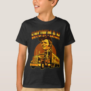 Camiseta Camión de hombre de nieve retro de los 70 1970s Vi